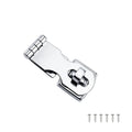 Silver marine grade 304 stainless steel lock hasp bolt latch for cabinets and doors