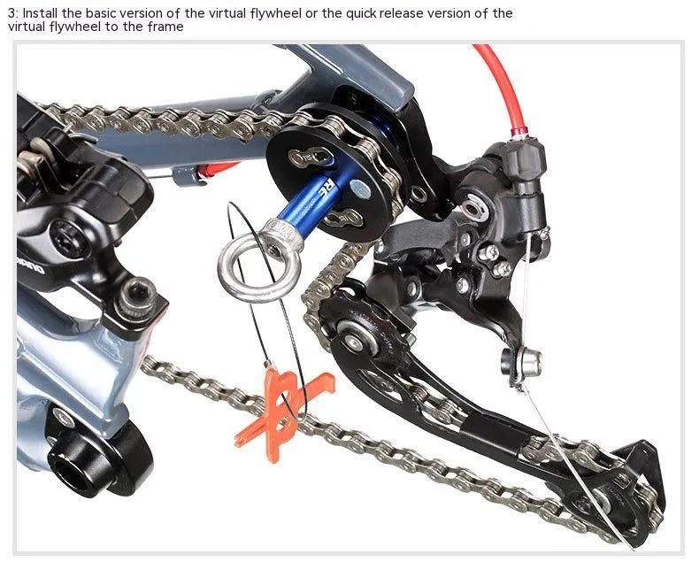 Aluminium alloy bicycle chain holder tool for washing and tensioning maintenance