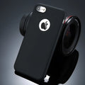 Soft silicone TPU iPhone case in candy colours of red, pink, blue, green, navy, and black.