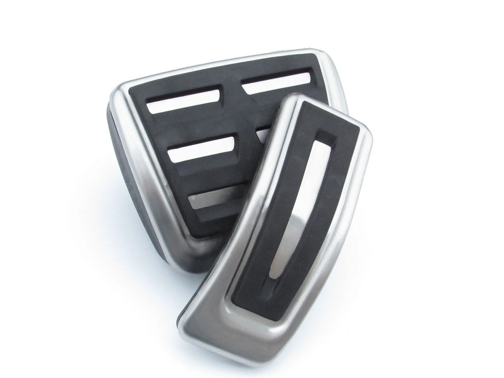 Stainless steel pedal cover for Porsche Macan with no-drill installation