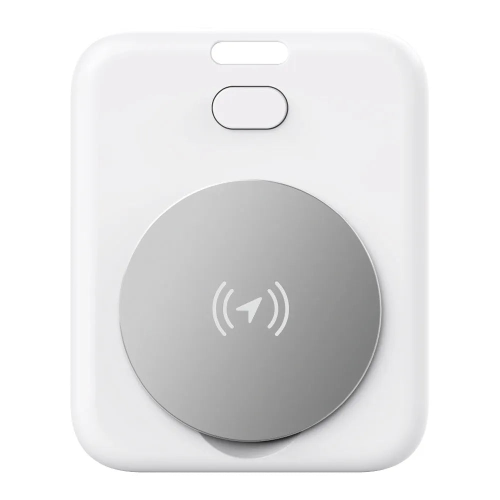 White ABS plastic pet GPS tracking device with portable design for dogs and cats
