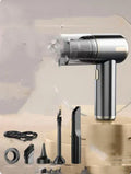 Cordless handheld vacuum cleaner with accessories for car interior cleaning