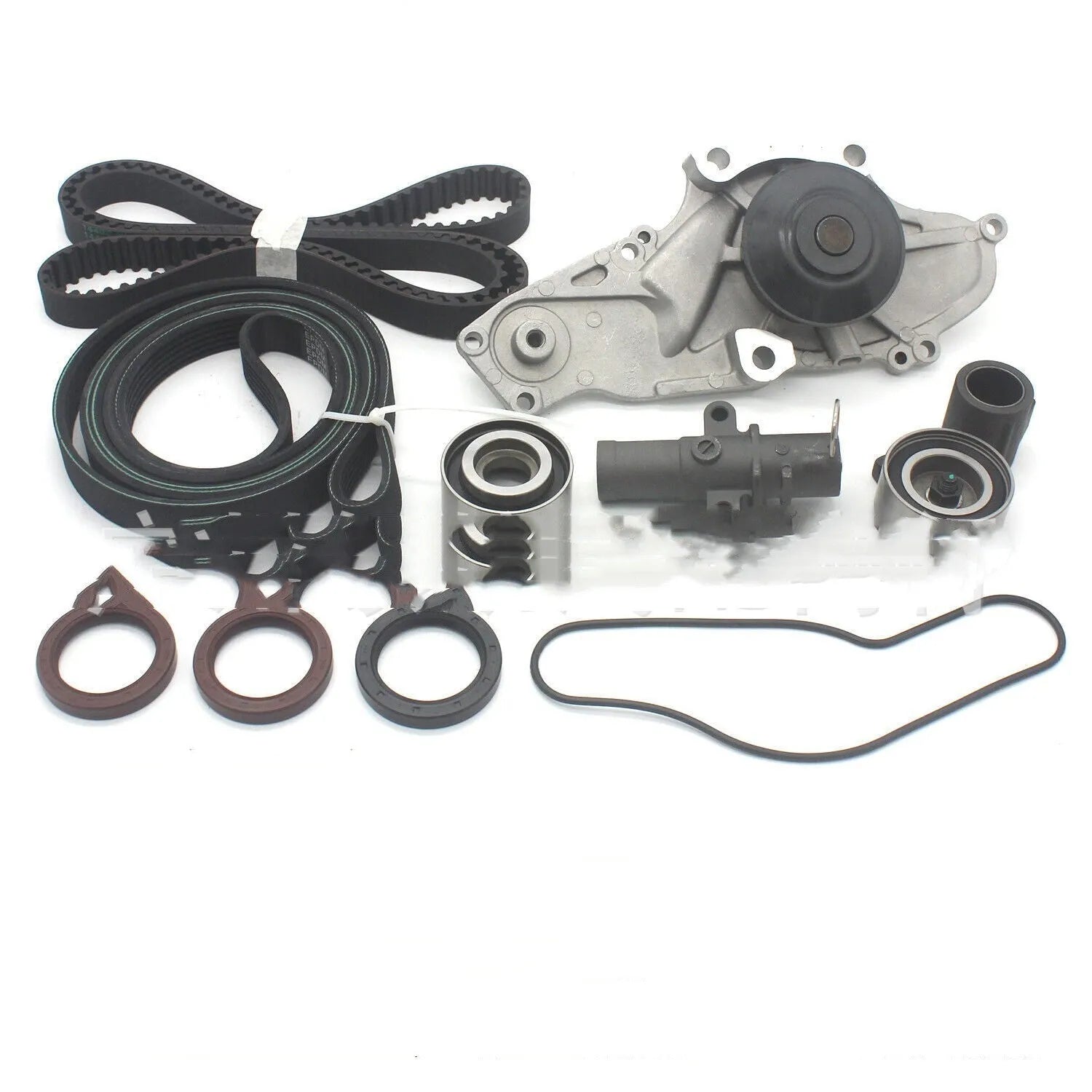 Metal belt-driven water pump assembly kit with 28x18x16mm dimensions