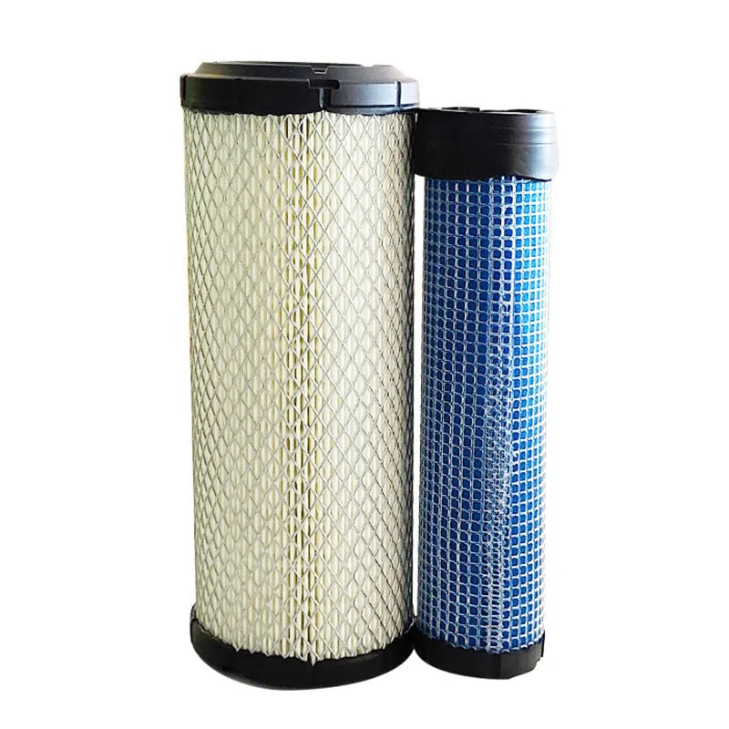 Donaldson 1027 model air filter with wood pulp filter paper and mesh construction
