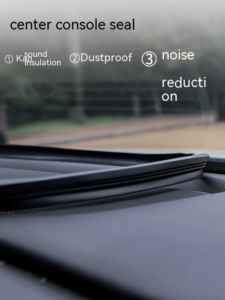 Outlander dashboard soundproof seal strip showing 1.6 metre silicone material with card-slot design