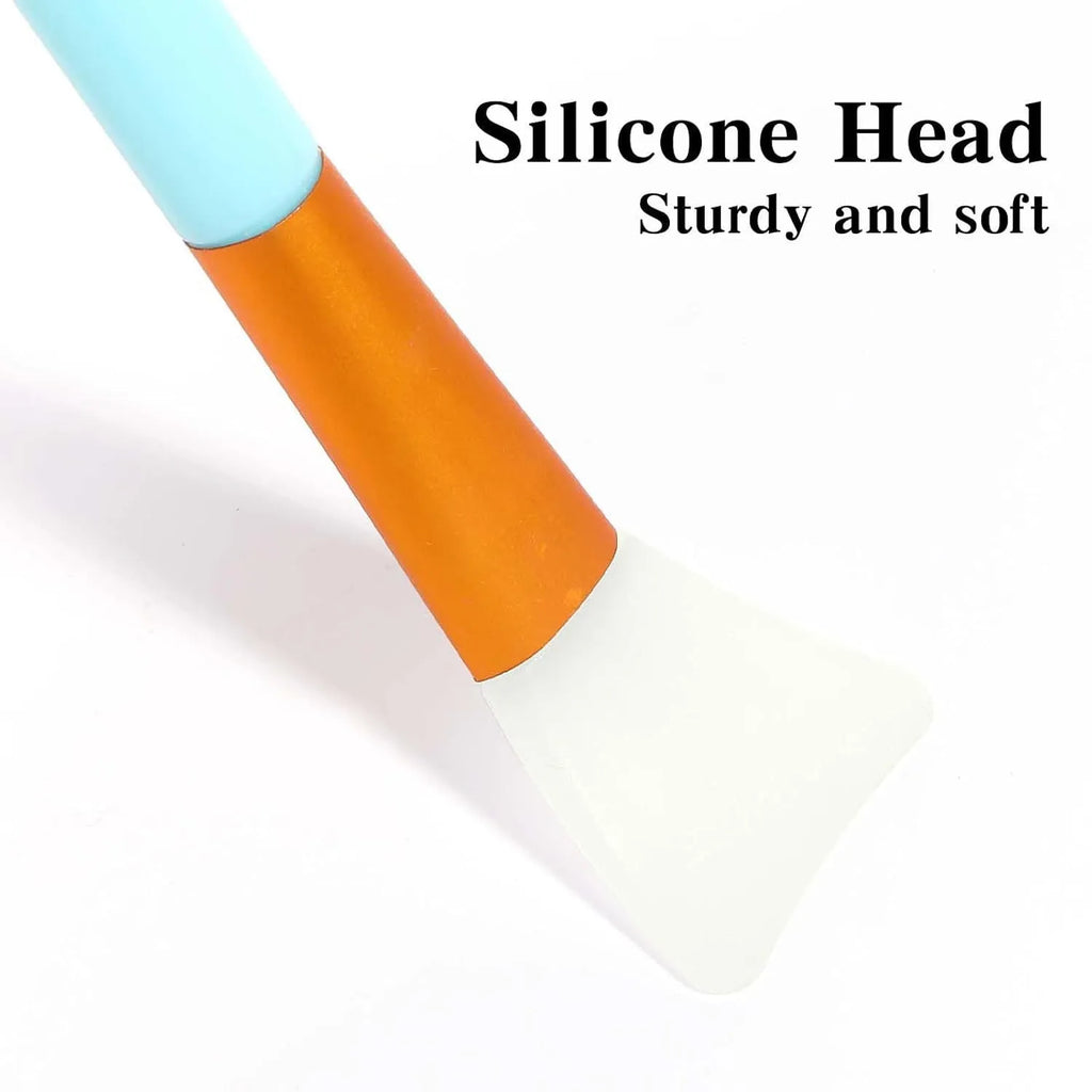Reusable silicone face mask applicator spatula in assorted colours