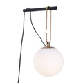 Nordic creative glass wall lamp with European modern styling and three colour temperature options