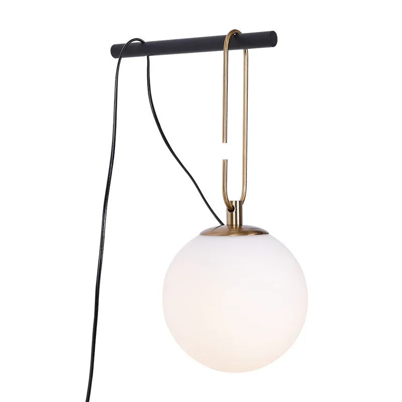 Nordic creative glass wall lamp with European modern styling and three colour temperature options