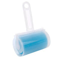 Washable reusable lint roller for pet hair removal in blue, green, pink or yellow colours