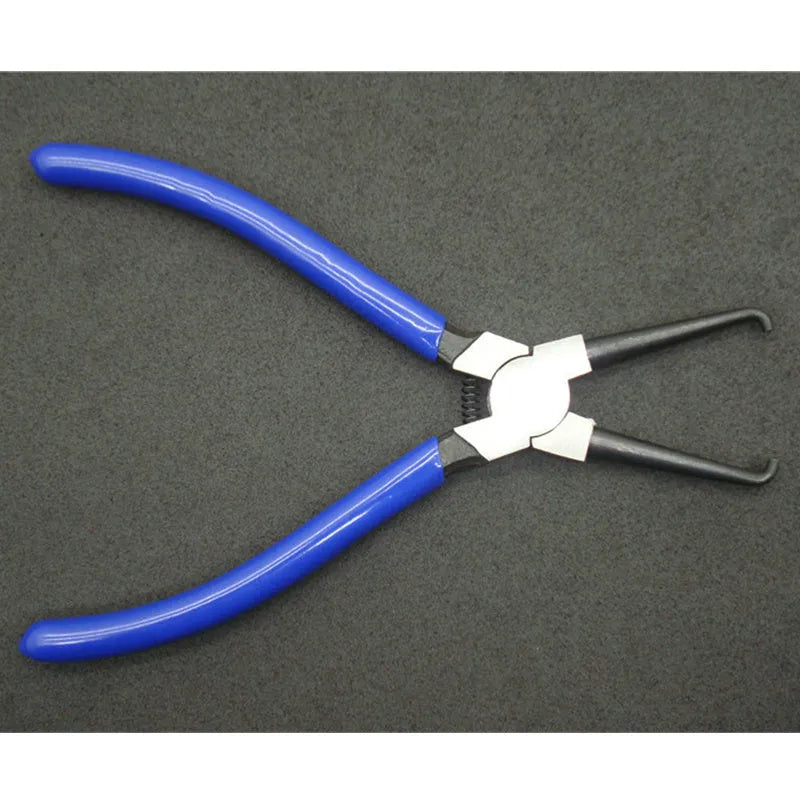 Caliper tubing pliers with special jaws for fuel pipe connector removal in two size options