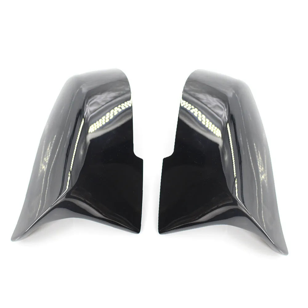Paint bright black modified horn rear-view mirror shell for BMW 3 Series and 4 Series models.