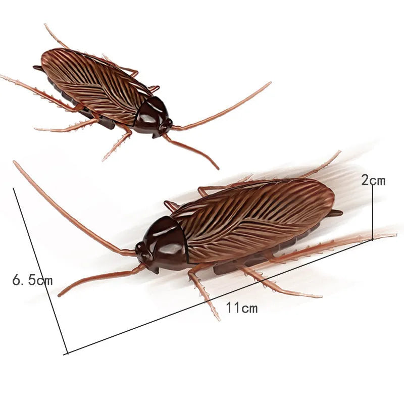 Vibration brush pet toy plastic electric toy with cockroach dragonfly tarantula or mouse design 11x5 cm