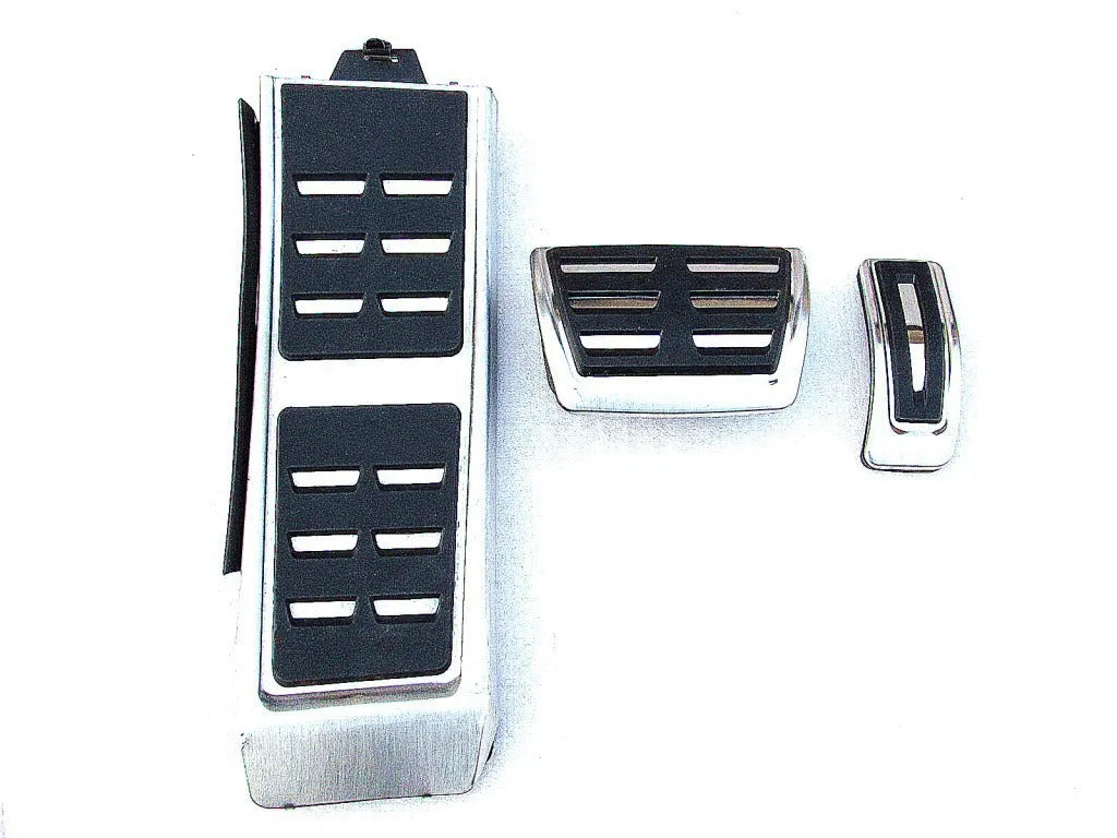 Stainless steel pedal cover for Porsche Macan with no-drill installation