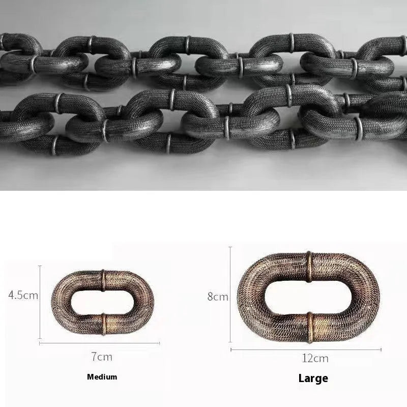 PP plastic dog leash in bronze, antique silver and black colour options on a white background.