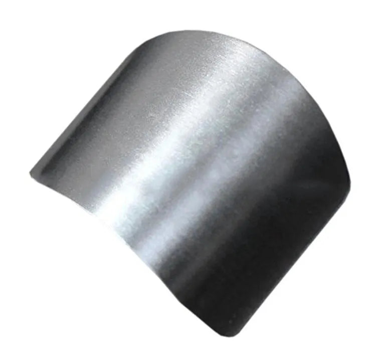 Stainless steel kitchen finger guard for vegetable cutting protection with single and double finger size options