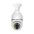 Wireless wifi bulb security camera with 1080p definition and full colour night vision for lamp holder installation
