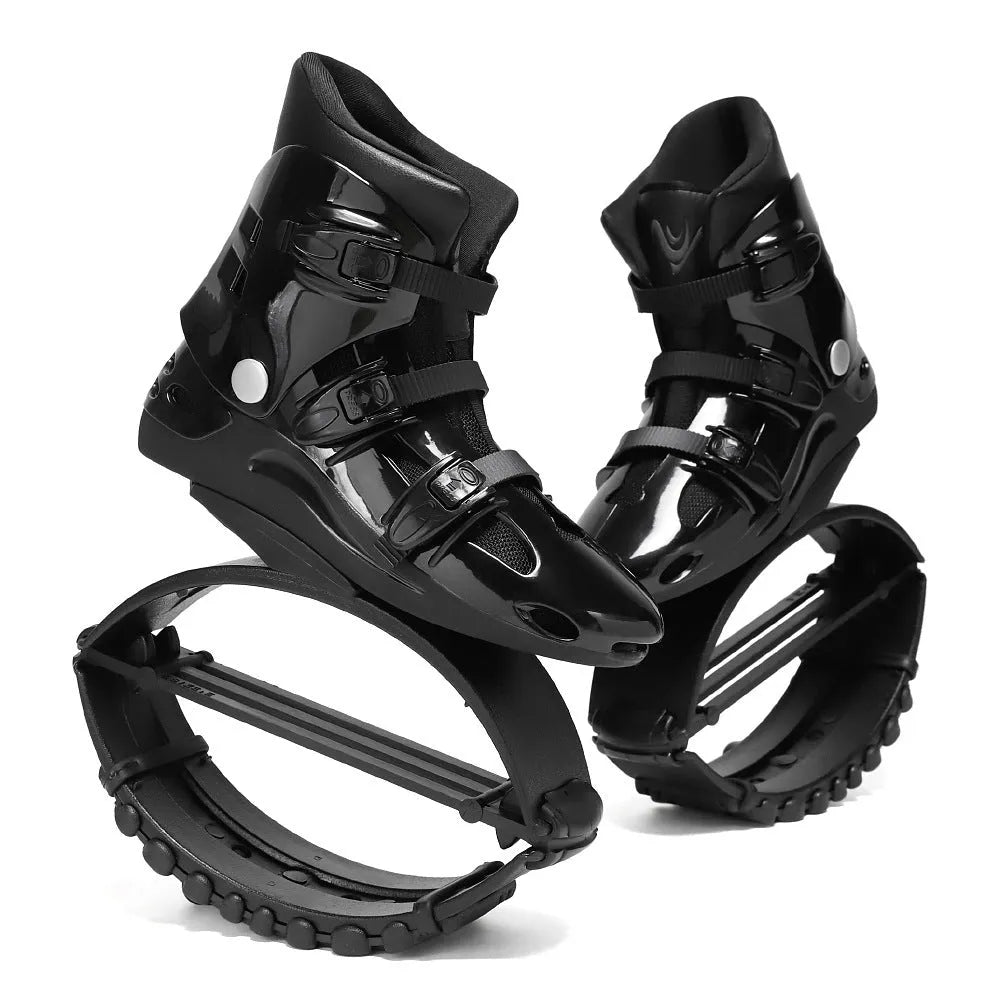 TPU bouncing shoes for sports in multiple colour combinations including pink silver, green silver, and black options