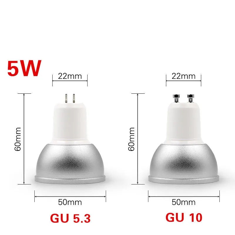 WIFI controlled RGBWC LED bulb 5W aluminium body 50x58mm IP65 dimmable smart home lighting