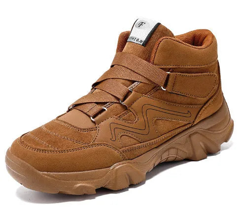 Men's black leather lace-up shoes with traditional design