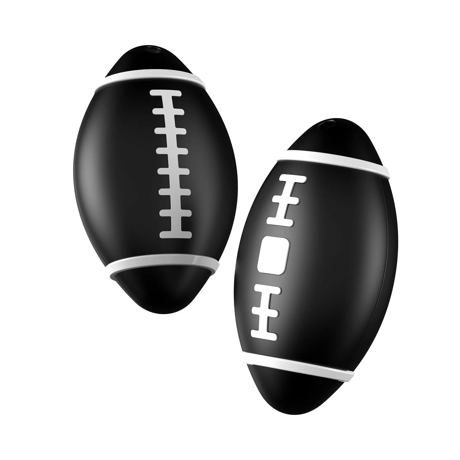 F06 Rugby model anti-loss alarm locator device in black, brown, or green, measuring 31.8mm by 8mm.