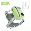 Explosion-proof anti-strangulation pet harness with traction rope in Oxford cloth