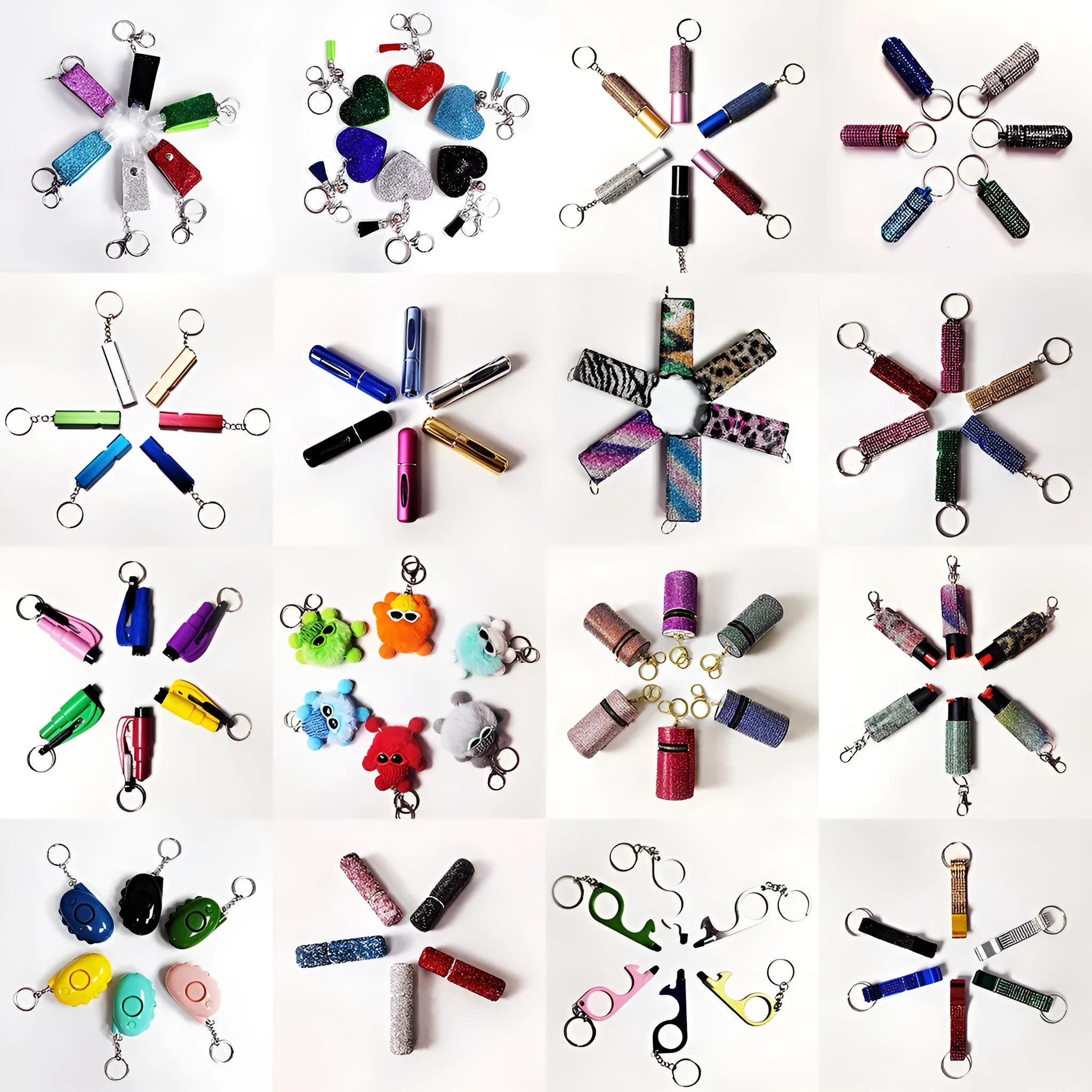Assortment of twelve random products from a livestream shopping bundle.