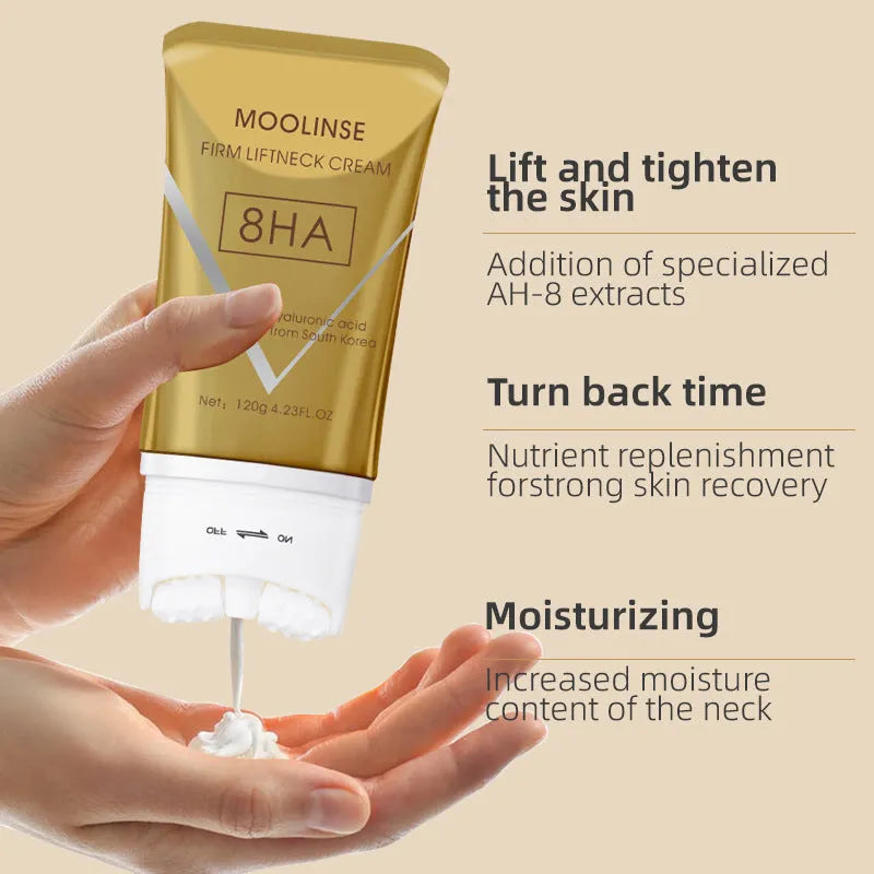 Neck firming massage cream bottle with 120ml volume for daily neck care application