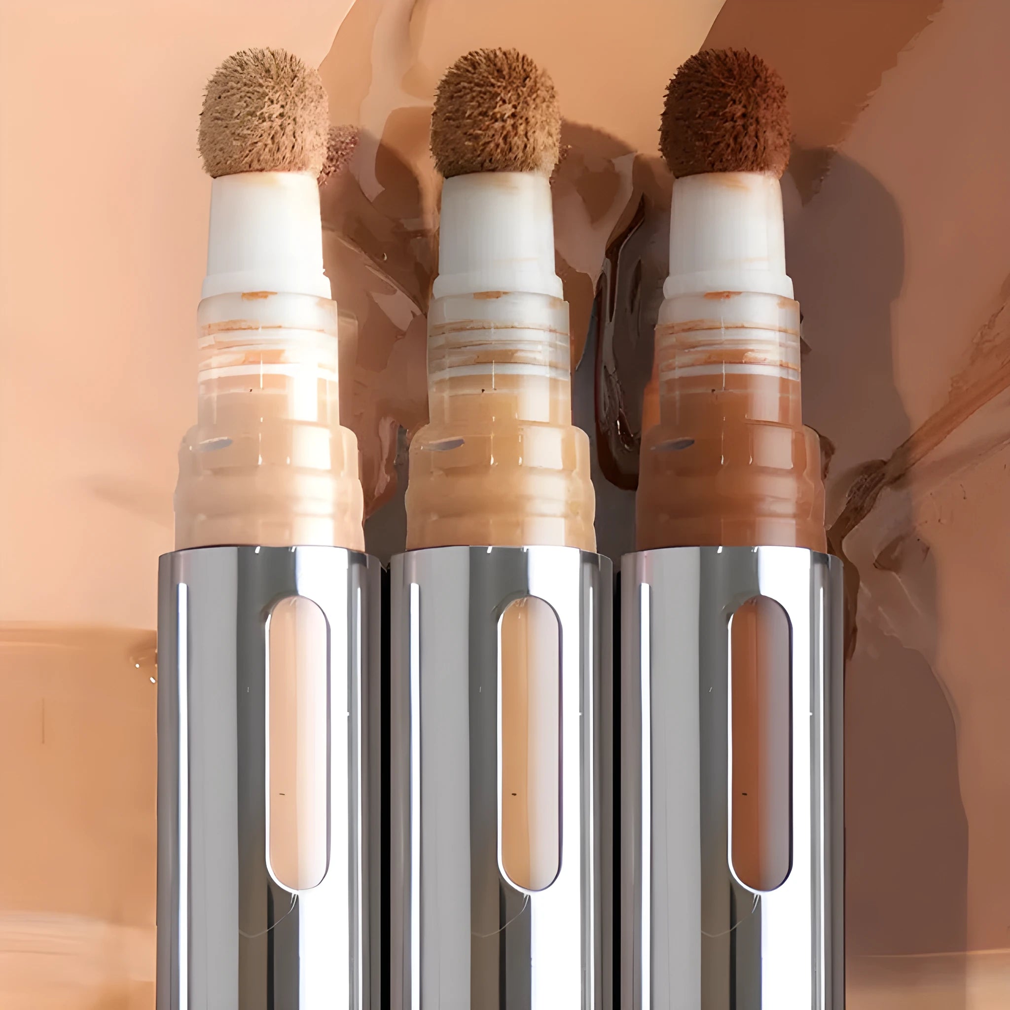 Waterproof concealer stick pen in 24 colours for contouring and nose shadow.