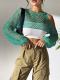 Mesh beach shirt with hollowed navel design in polypropylene fabric, shown in multiple colour options