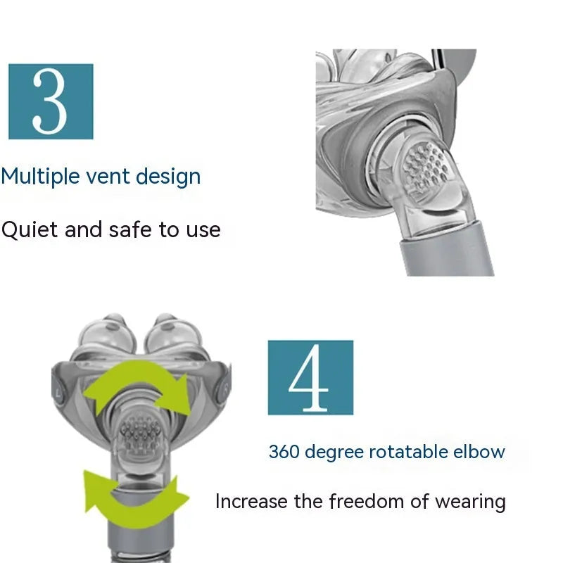 Ventilator nasal pillow replacement kit with silicone cushion and headband