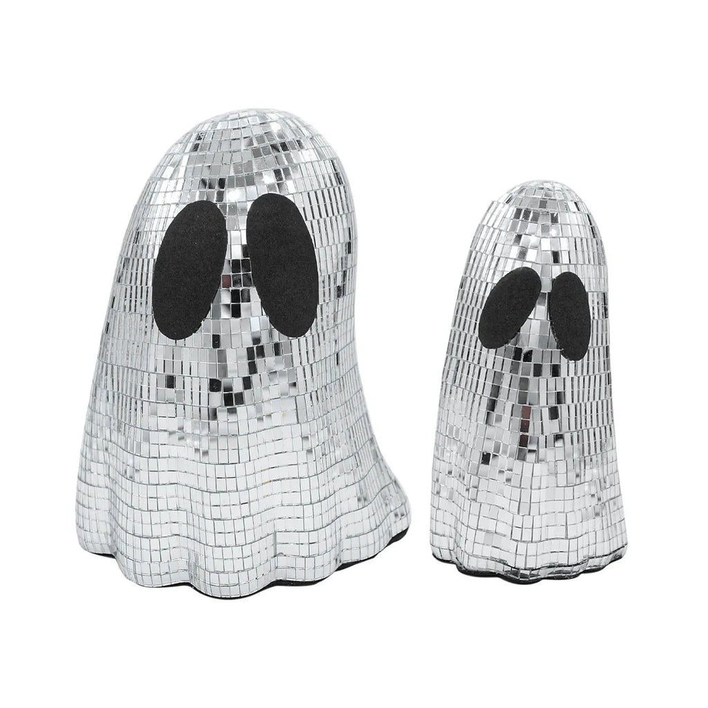 Silver Halloween ghost mosaic mirror patch desktop decoration in glass