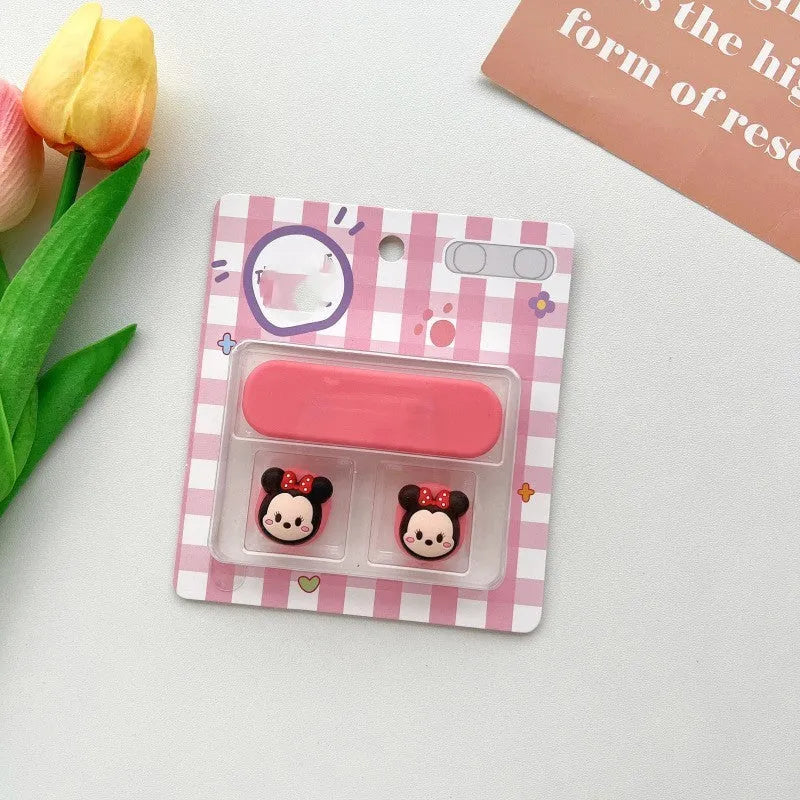 Cartoon magnetic protection data cable fixer for desktop organisation in various colour styles