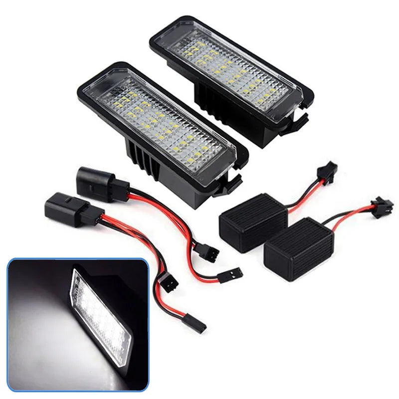 Volkswagen LED license plate light replacement kit for Golf, Polo and Phaeton models