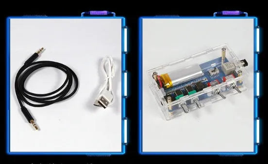 220V Tesla coil driver board with controller generating musical plasma arcs for demonstrations