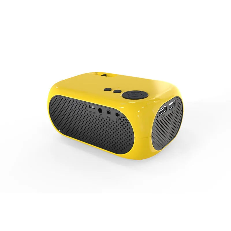 M24 micro mini portable projector in gold or white colour with compact size