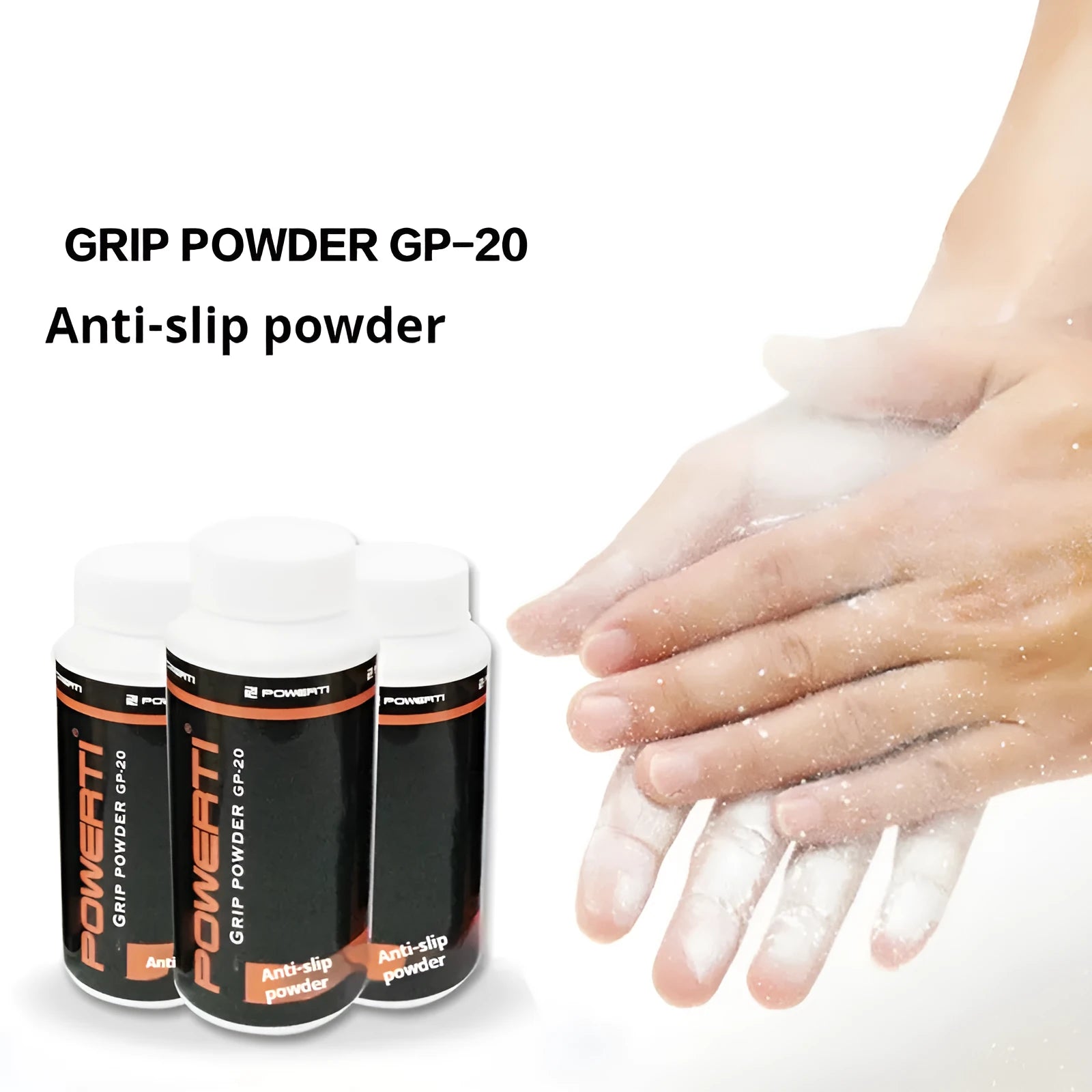 White magnesium carbonate sports anti-slip powder for badminton tennis weightlifting grip enhancement