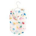 Cartoon umbrella pattern colourful polyester dog or cat raincoat available in sizes XS S M L XL