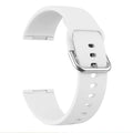 Fitbit Versa 3 Sense 2 replacement silicone strap with silver buckle in multiple colour options
