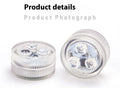 Remote control waterproof LED diving light for fish tank with plastic shell measuring 35mm by 18mm