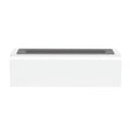 Square USB plug-in aroma diffuser with simulated flame lighting effect