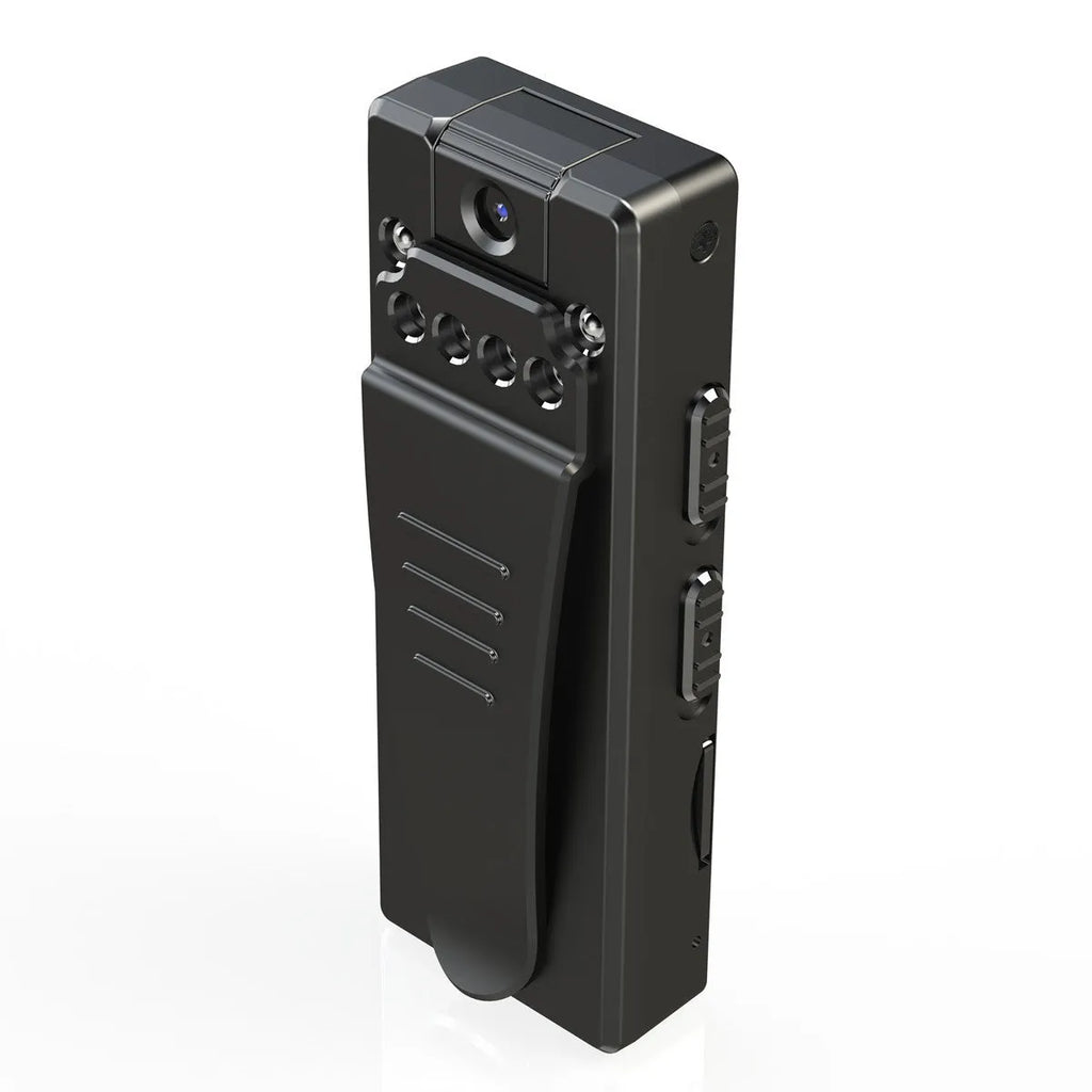Black ABS plastic 1080p HD DV camera with night vision and 90-degree rotation