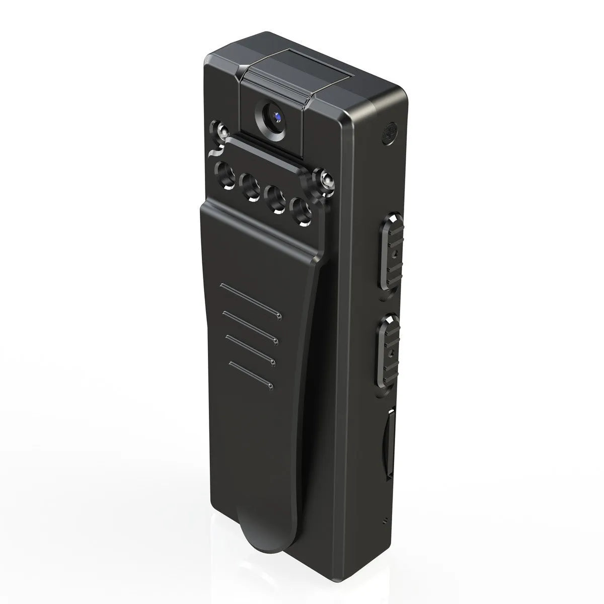 Black ABS plastic 1080p HD DV camera with night vision and 90-degree rotation