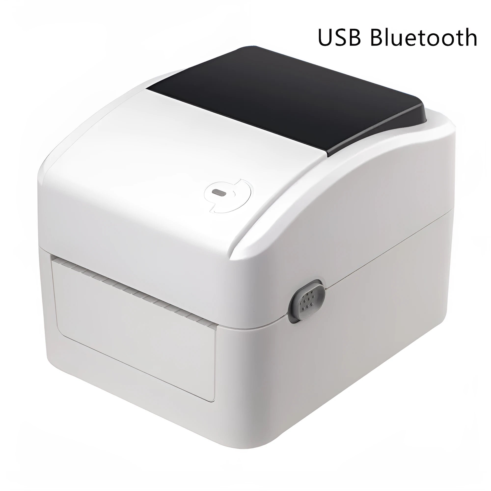 Thermal barcode printer with USB interface and compact shell design for clothing labels