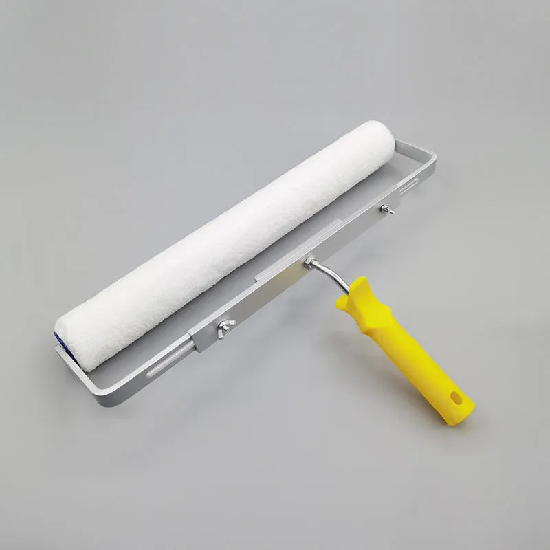 18-inch paint roller set with three brush head types and extendable handle for wall painting