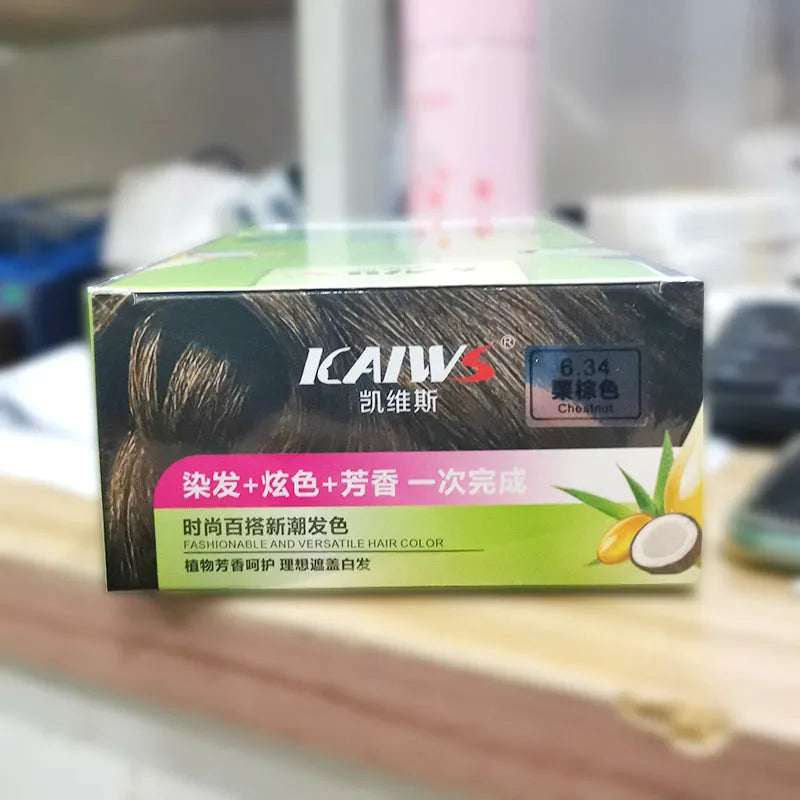 Plant aromatic soft luster mild hair colour cream twin pack tube in 120ml size.