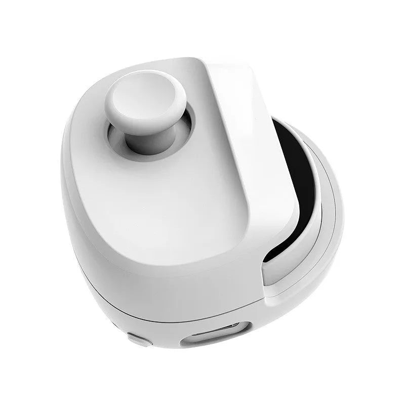 Black or white USB gaming stick controller with compact 8.8cm square design for PC, mobile and console gaming