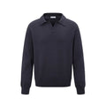 Loose fit acrylic pullover sweater in black, dark grey, or creamy-white colours