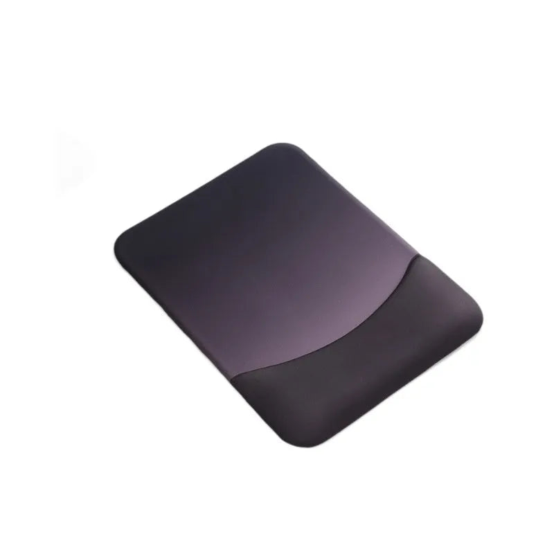 Square silica gel wrist support mouse pad with cloth surface measuring 250mm by 180mm