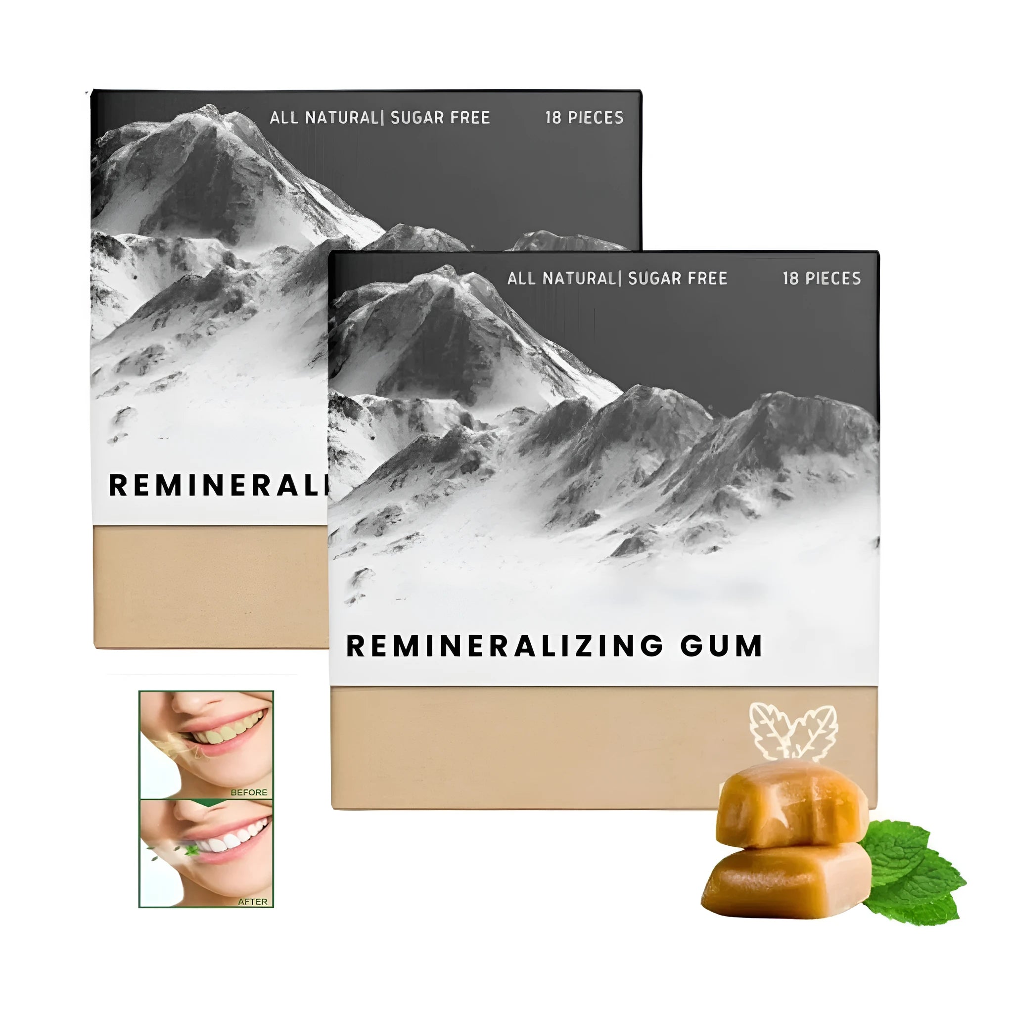 Frankincense Mint dietary supplement tablets box containing 18 pieces with 60 capsules each