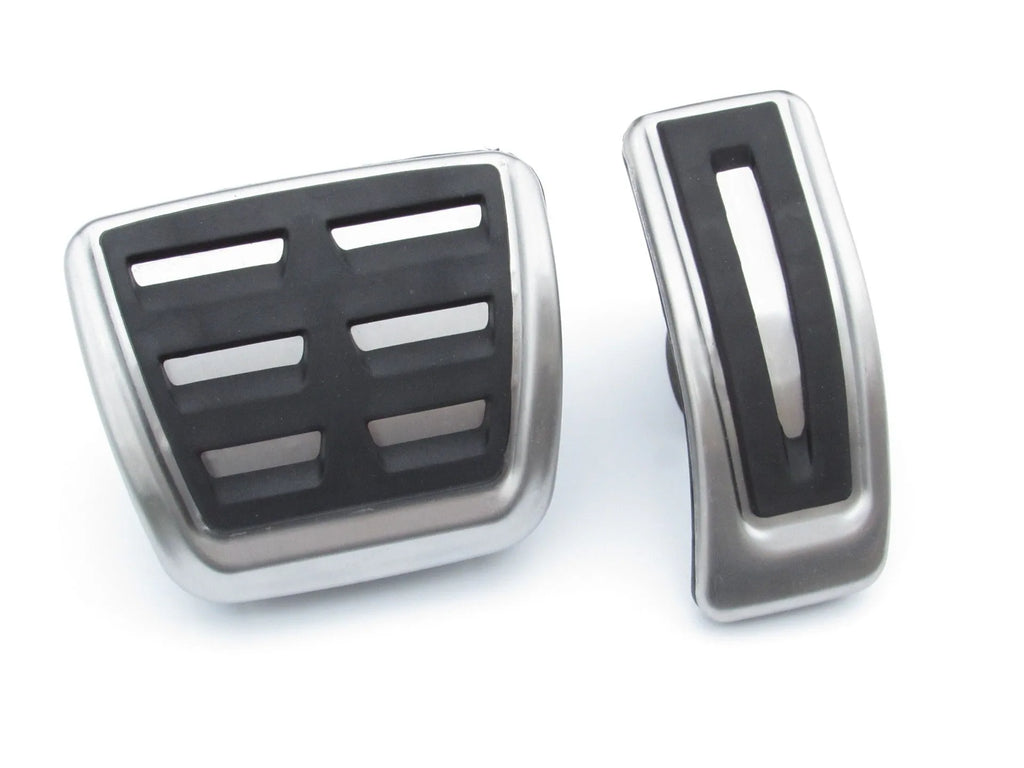 Stainless steel pedal cover for Porsche Macan with no-drill installation